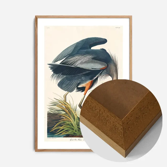 21x30cm | 8¼ x 11¾in / Oak Wood Frame