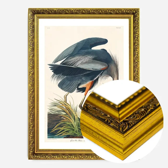 21x30cm | 8¼ x 11¾in / Gold Ornate Frame