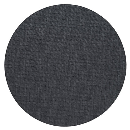 Bodrum Wicker Black 15 Inch Round Placemats Set of 4