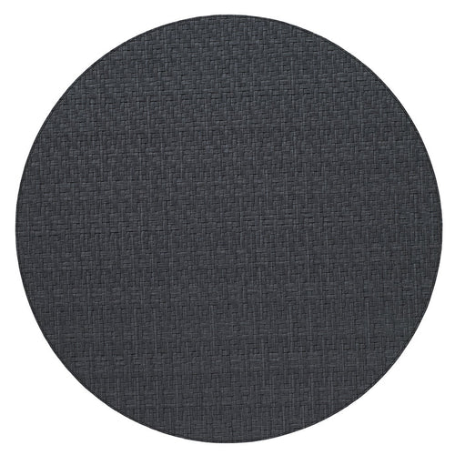 Bodrum Wicker Black 15 Inch Round Placemats Set of 4