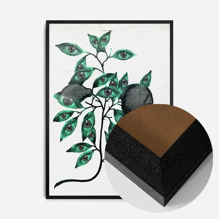 21x30cm | 8¼ x 11¾in / Black Wood Frame