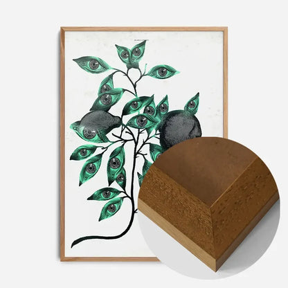 21x30cm | 8¼ x 11¾in / Oak Wood Frame