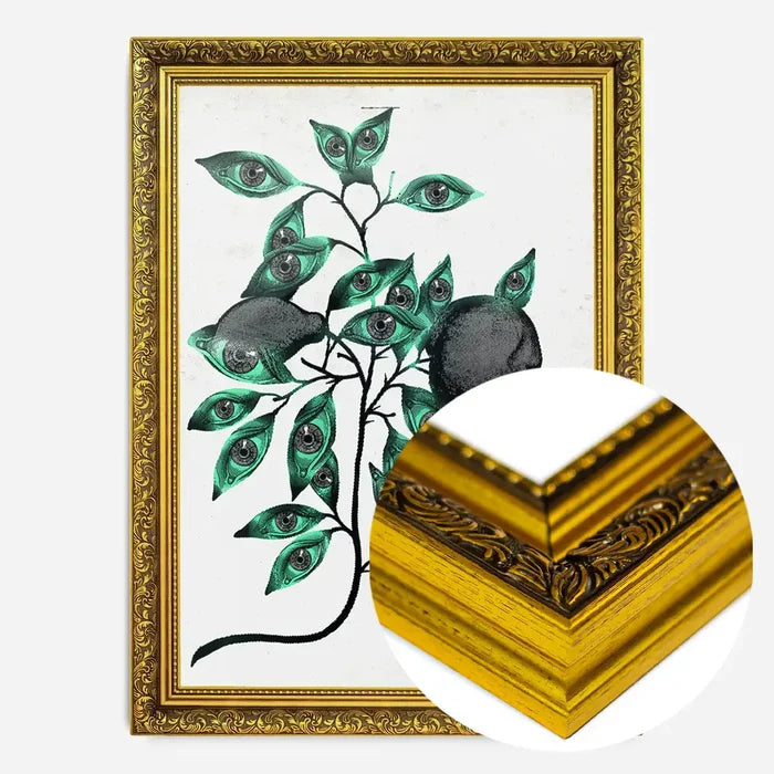 21x30cm | 8¼ x 11¾in / Gold Ornate Frame