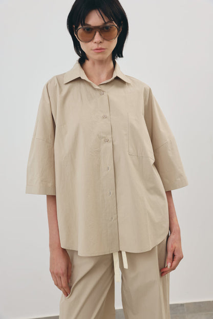 Boxy Button Shirt