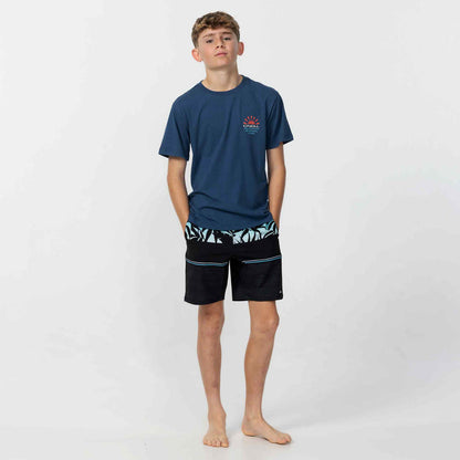 Boy's Encircle T-Shirt - Blue Sketchbook