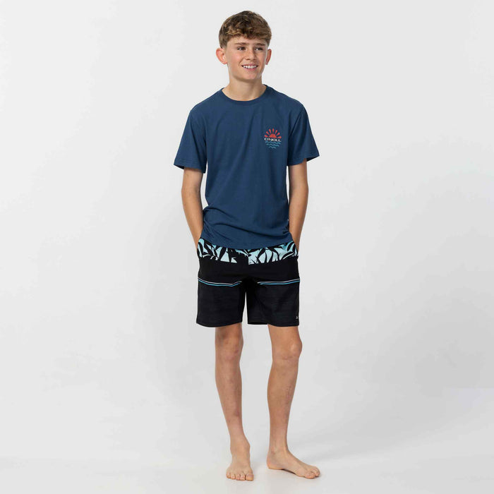 Boy's Encircle T-Shirt - Blue Sketchbook