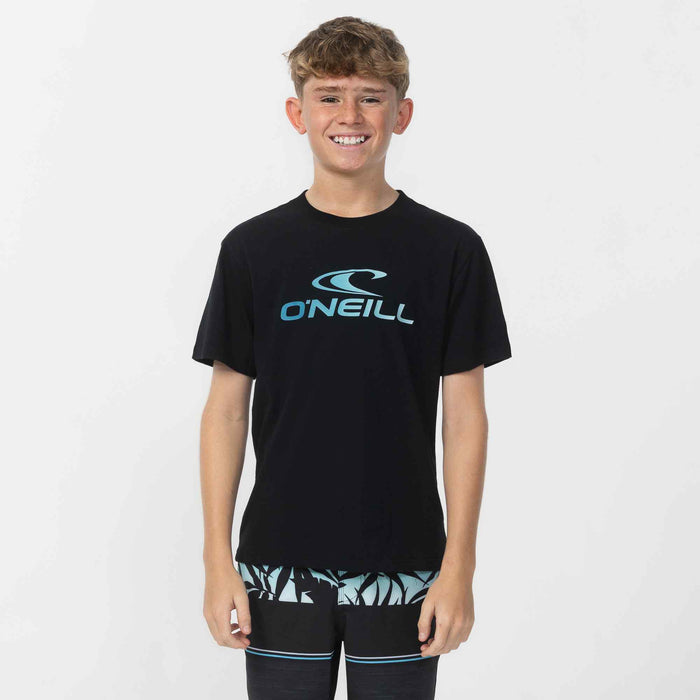 Boy's Stacked T-Shirt - Black