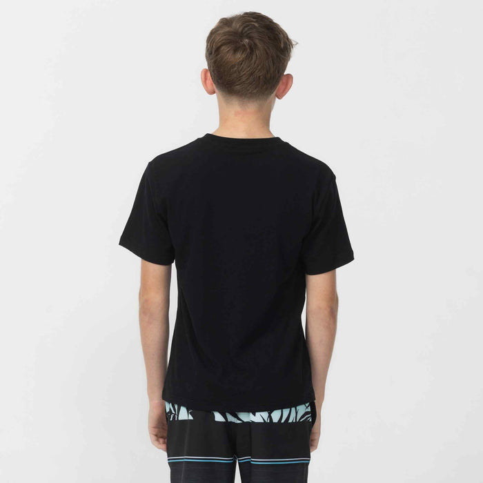 Boy's Stacked T-Shirt - Black