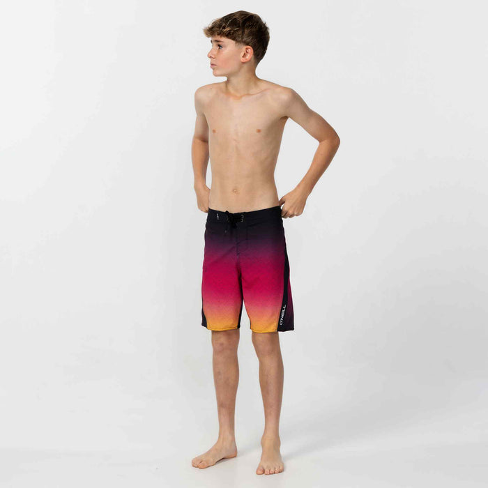 Boy's SuperFreak 17" Boardshort - Fuschia