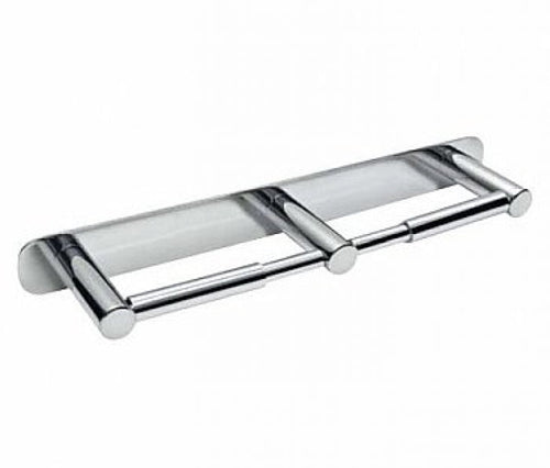 Bradley Regent Double Toilet Roll Holder With Backplate
