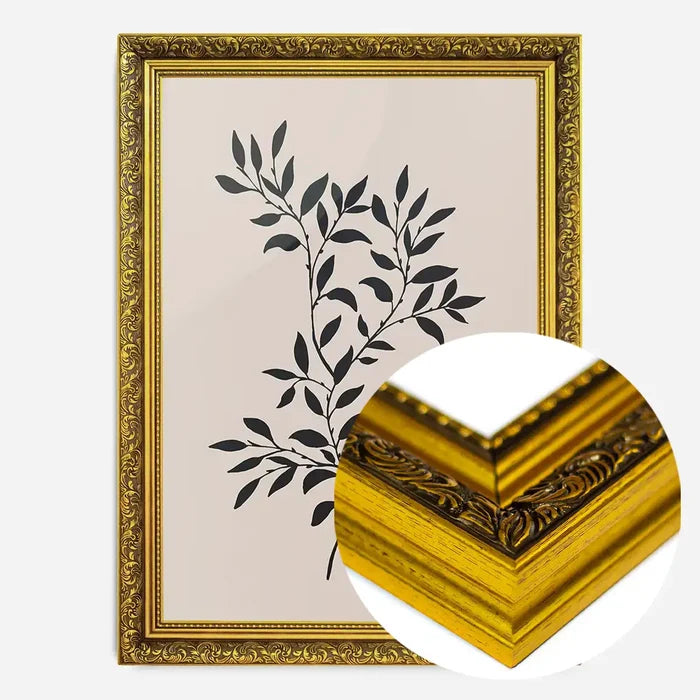 21x30cm | 8¼ x 11¾in / Gold Ornate Frame