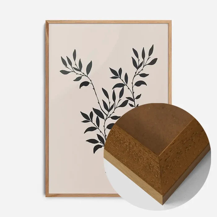 21x30cm | 8¼ x 11¾in / Oak Wood Frame