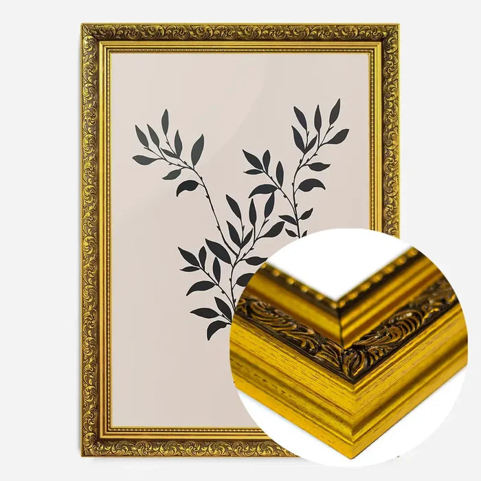 21x30cm | 8¼ x 11¾in / Gold Ornate Frame