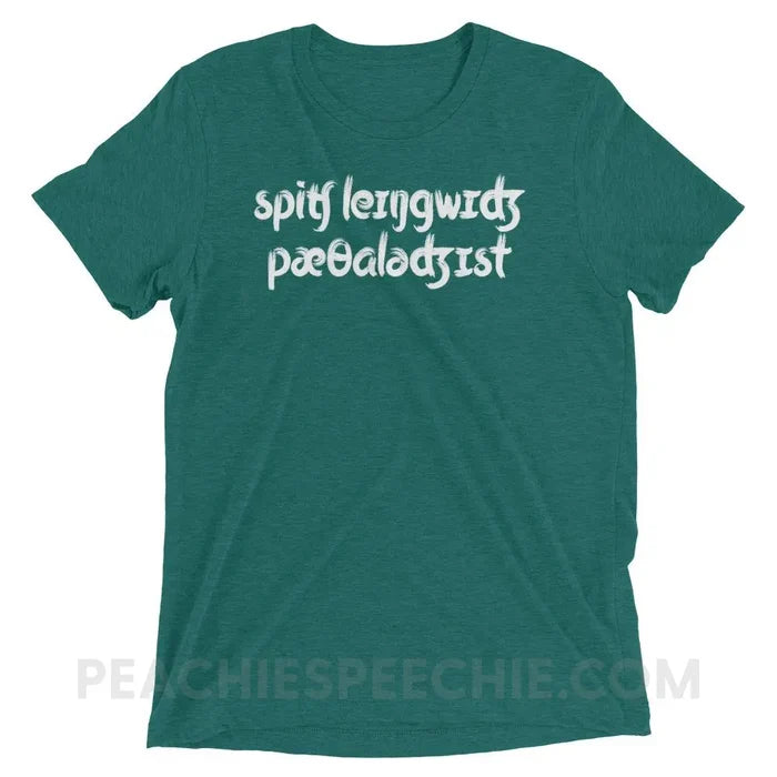 Teal Triblend / 3XL