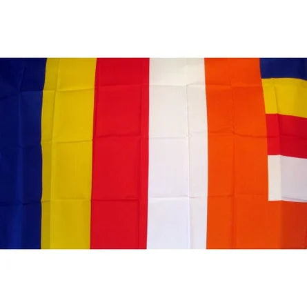 Buddhist Flag 5 x 3 ft | Grocerylanka