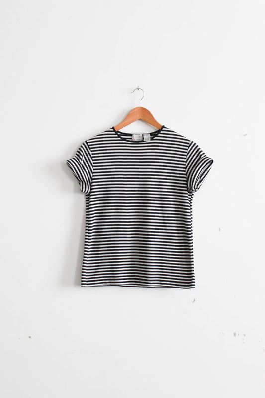 b&w striped tee