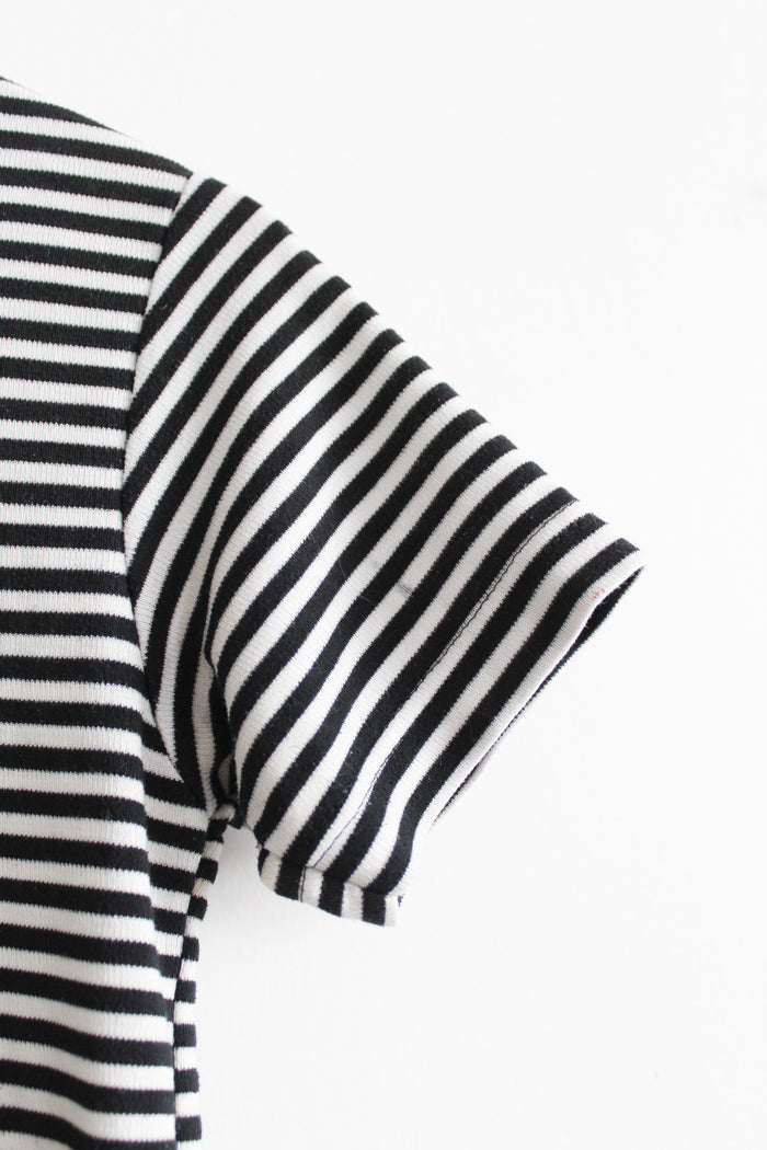b&w striped tee
