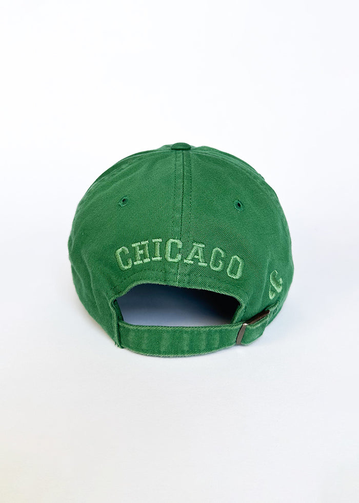 C Is For Chicago Dad Hat - Greenwich Green