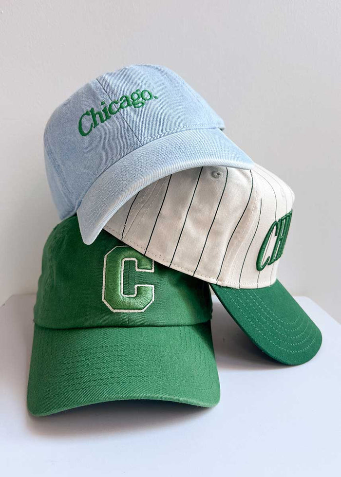 C Is For Chicago Dad Hat - Greenwich Green