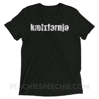 California IPA Tri-Blend Tee - Charcoal-Black Triblend / XS - T-Shirts & Tops peachiespeechie.com