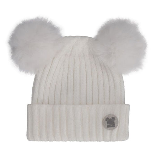 Calikids Knit Baby Hat with 2 Poms-Multiple Colors!