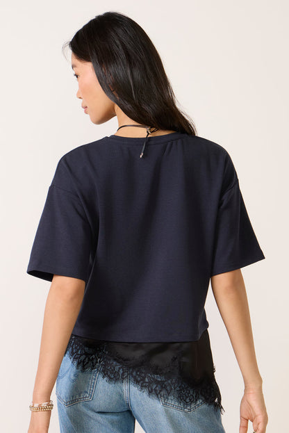 Callan Lace Twofer Tee