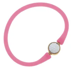 CANVAS Style Enamel Ball Silicone Bali Bracelet