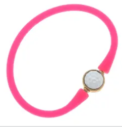 CANVAS Style Enamel Ball Silicone Bali Bracelet