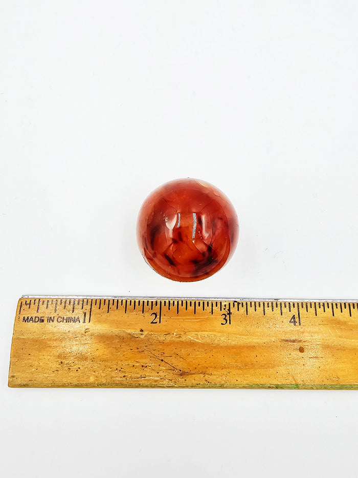 Carnelian Sphere A - Sacramento Crystal Co.