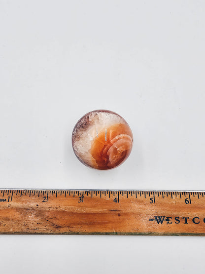 Carnelian Sphere B - Sacramento Crystal Co.