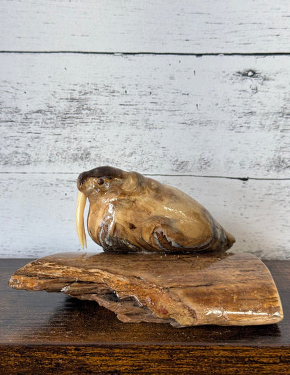 Carved Antler & Ivory Figurines