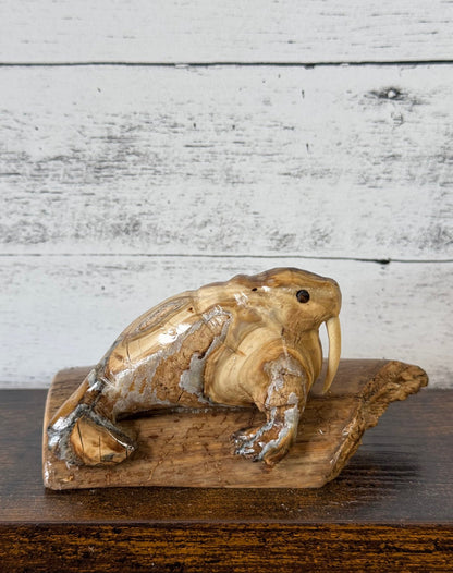 Carved Antler & Ivory Figurines