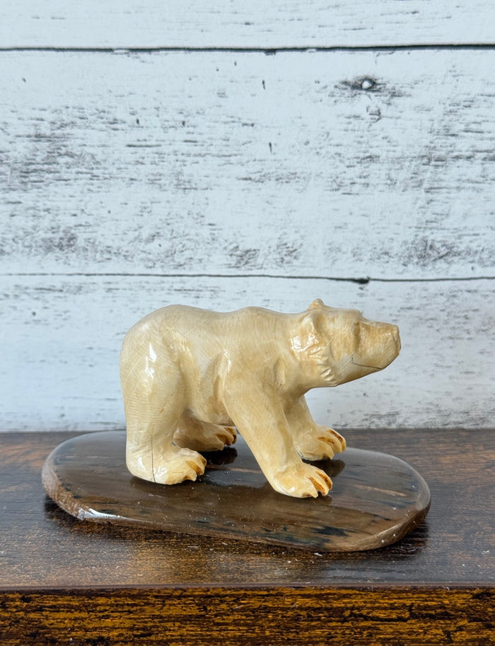 Carved Antler & Ivory Figurines