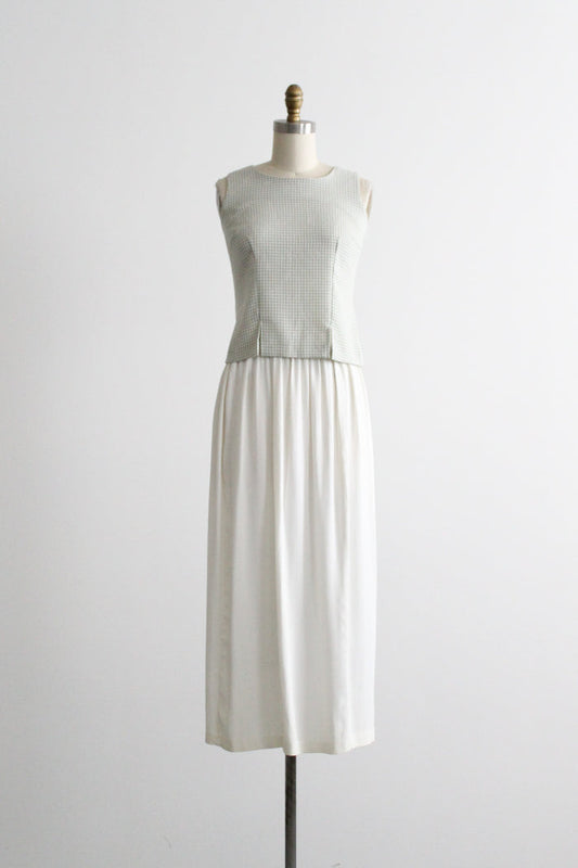 chamomile midi skirt