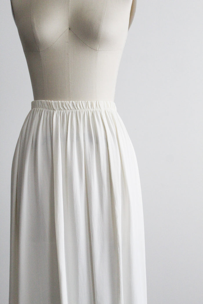 chamomile midi skirt