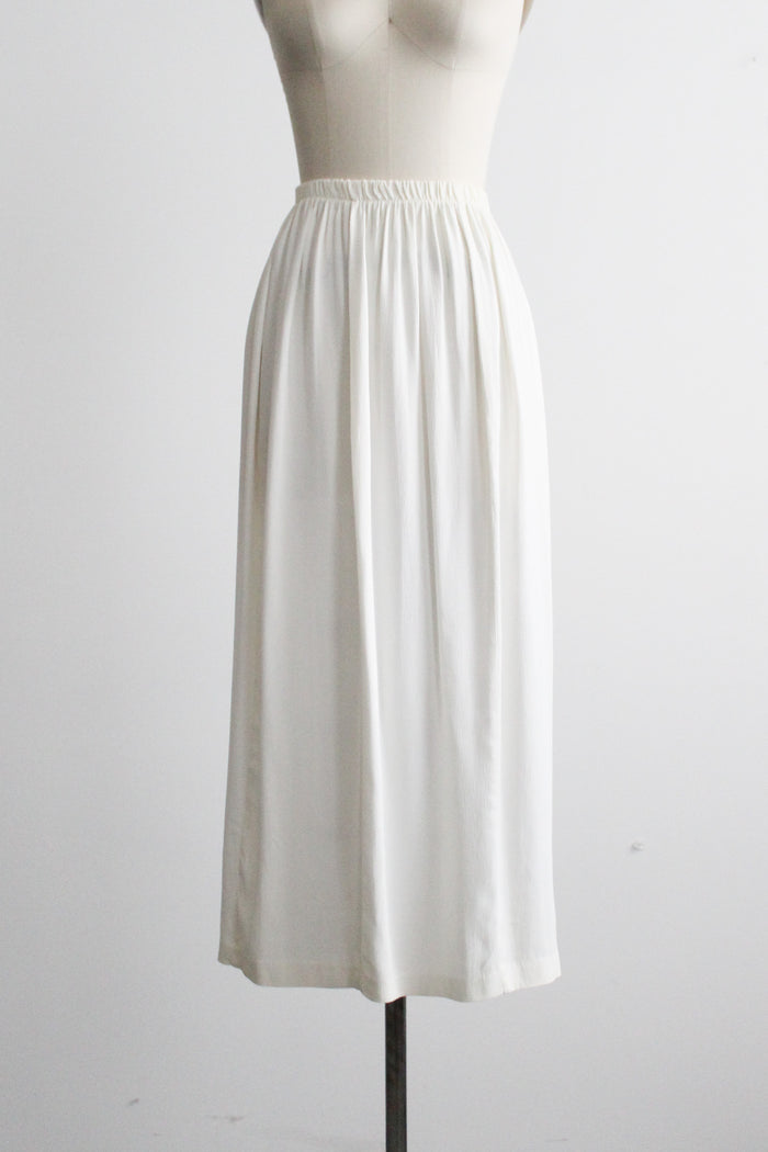 chamomile midi skirt