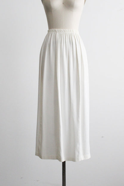 chamomile midi skirt