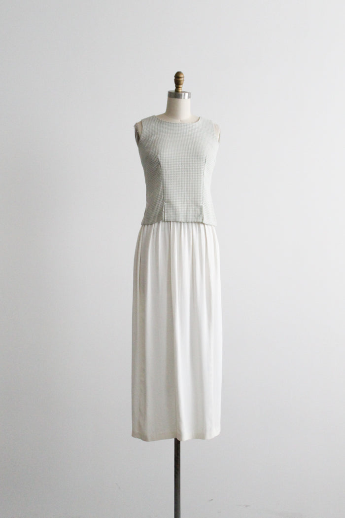 chamomile midi skirt