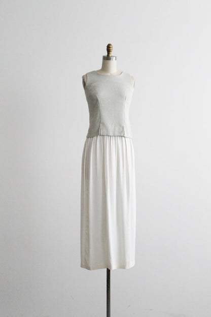 chamomile midi skirt