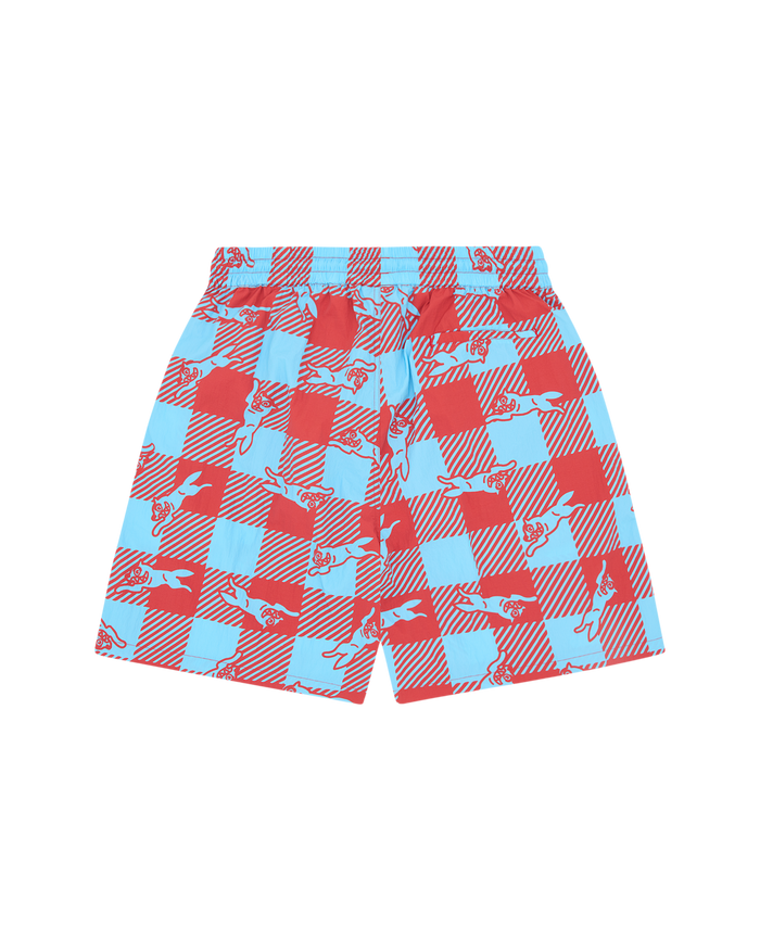 Checker Running Dog Swim Shorts