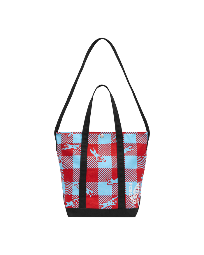 Checker Running Dog Tote Bag