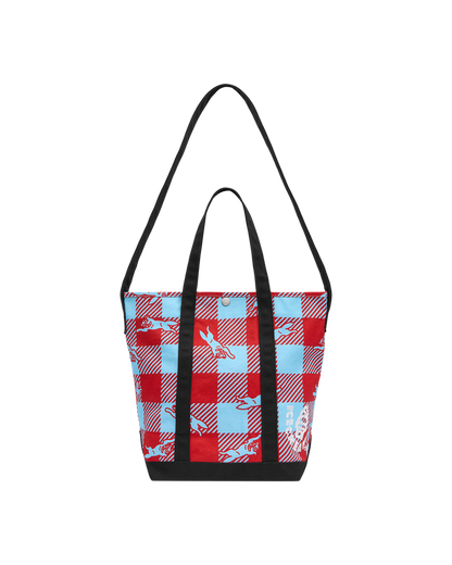 Checker Running Dog Tote Bag