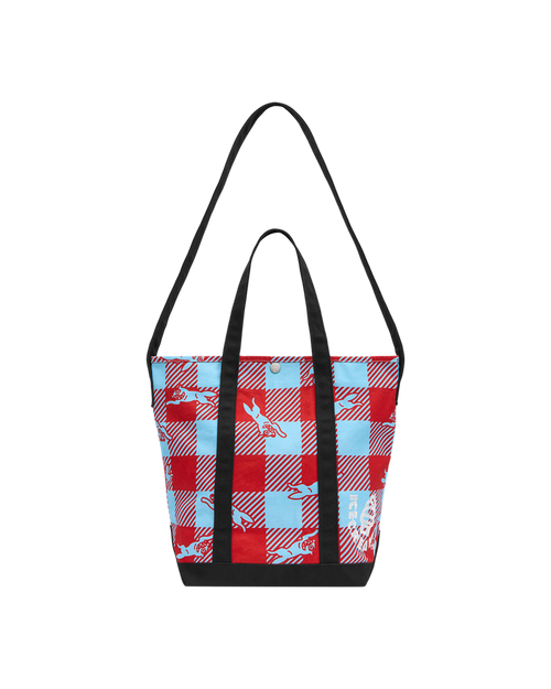Checker Running Dog Tote Bag