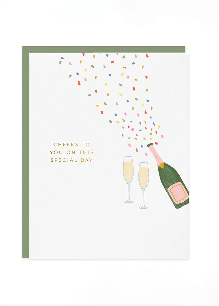 Cheers To You Confetti Card