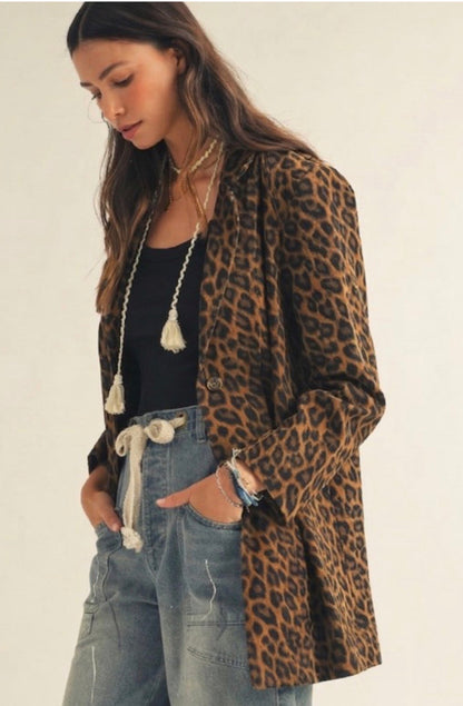 Cheetah Blazer