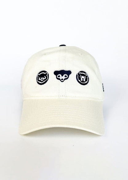 Chicago Cubs Bears Dad Hat - Ivory