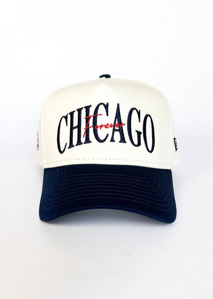 Chicago Cubs Forever Two-Tone Puff Hat - Navy