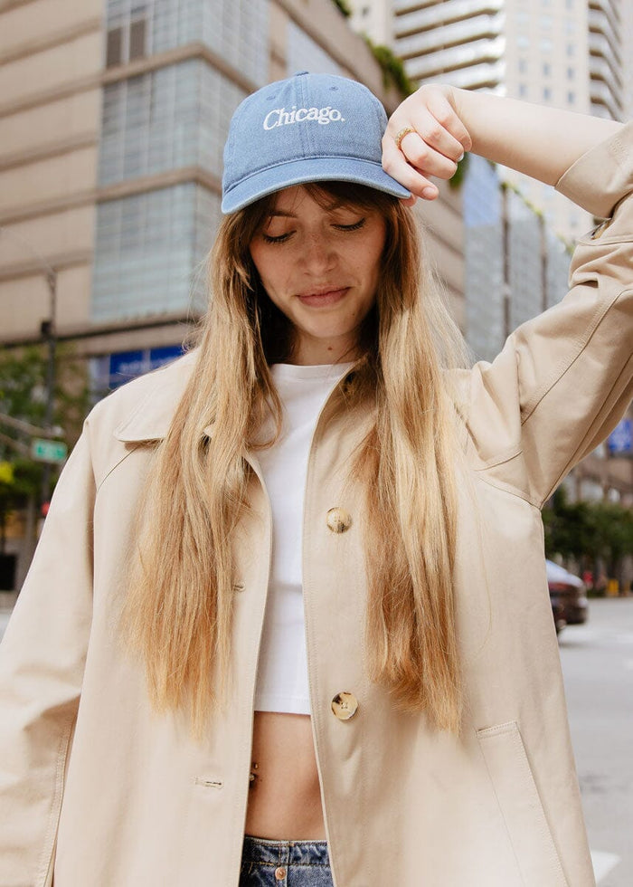 Chicago. Dad Hat - Dark Denim