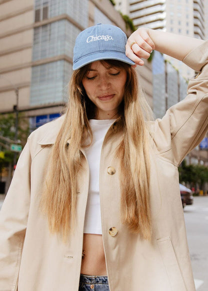 Chicago. Dad Hat - Dark Denim