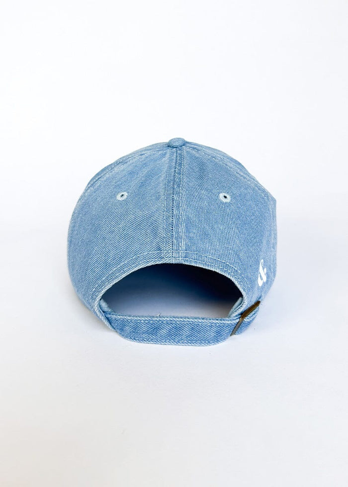 Chicago. Dad Hat - Denim & White Embroidery